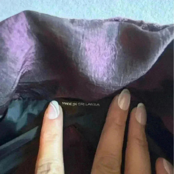 Women's Vtg KARIZMA Wool Mixed Fabric Patchwork Snow Ski Bomber Jacket Size L - Picture 8 of 14